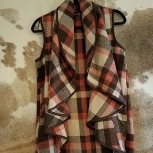 Plaid vest